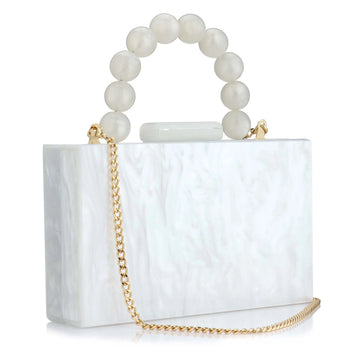 Pearl Acrylic PVC Evening Bags