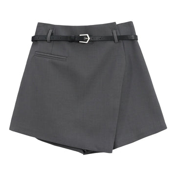 Short Skirt Comfortable Slimming A Line Skirt