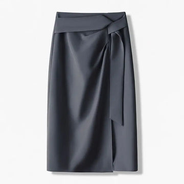 Loose Zipper Appear Skirt